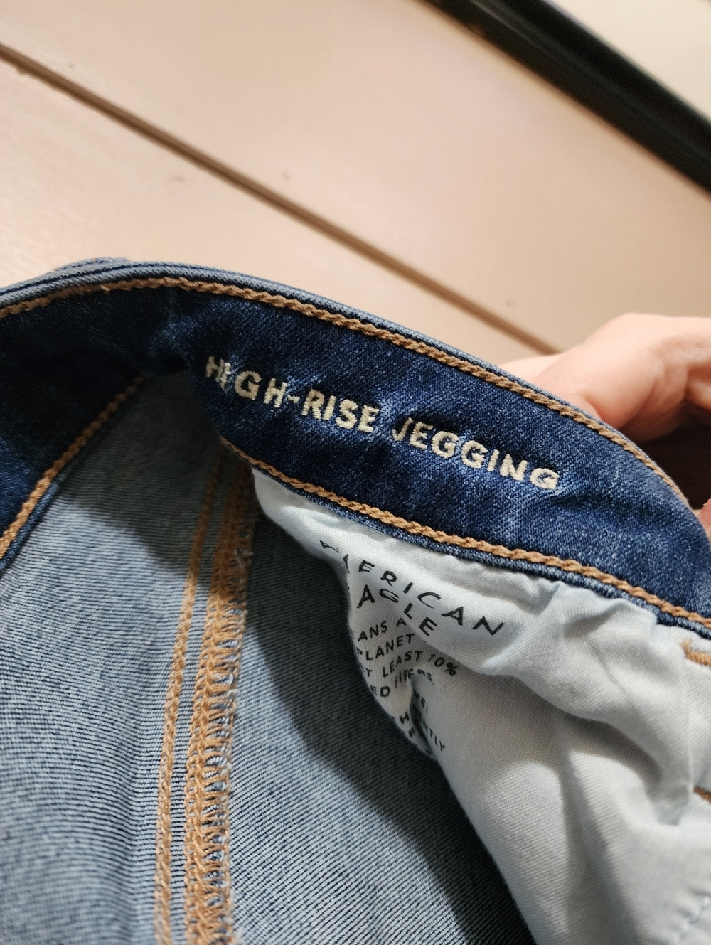 Super High Rise Skinny Jegging | Jeans | American Eagle AEO | 2 Long - Picture 4 of 10